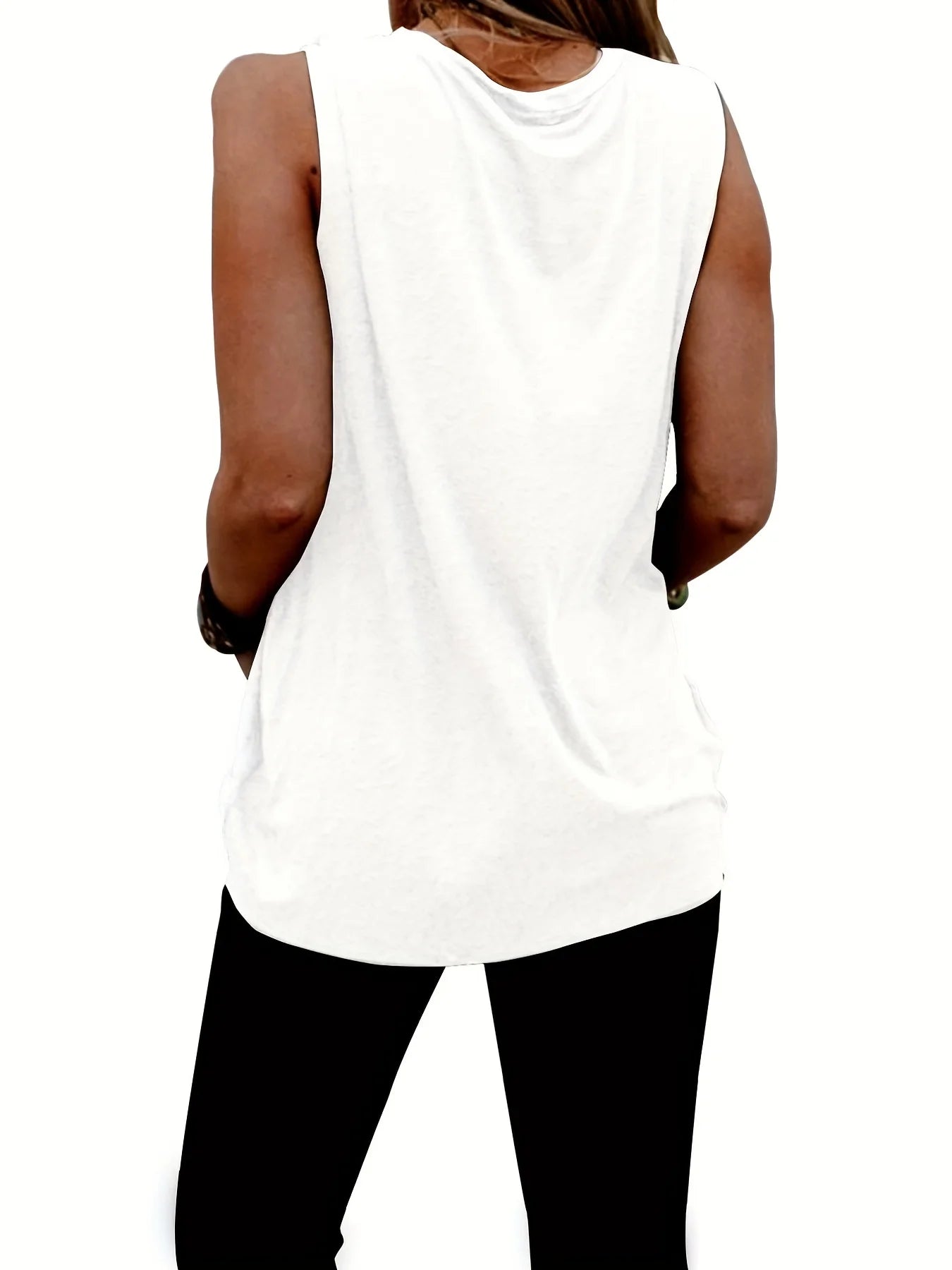 Camiseta regata feminina com estampa de libélula